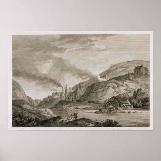 Ein Eisenwerk zum Gießen von Cannon & Boreing Poster (Vorne)