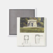 Ein Eishaus, aus Ackermanns "Sammlung der Künste" Magnet (Vorderseite/Rückseite)