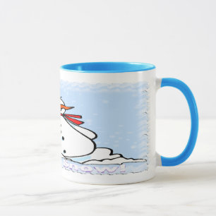 Ein eisiger Schneemann Tasse