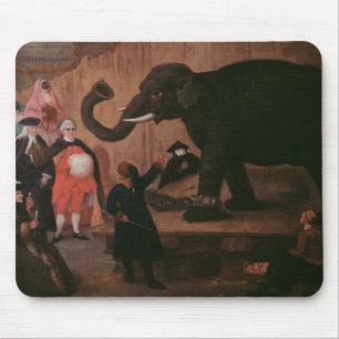 Ein Elefant gezeigt in Venedig (Öl auf Leinwand) Mousepad