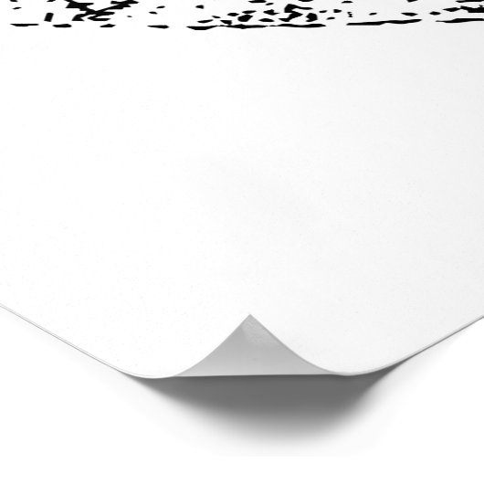 Ein Elefant ist zu 100% von Inkspot Poster (Ecke)