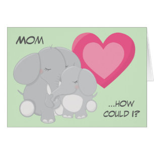 Ein Elefant vergisst nie Mama