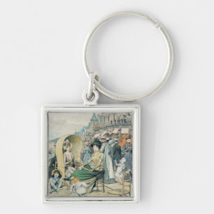 Ein eleganter Strand, 1887 Schlüsselanhänger
