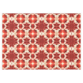 Ein elegantes Blumenmuster in Rot Tischdecke (Vorderseite (Horizontal))