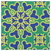 Ein elegantes Blumenmuster mit klassischem Muster Stoff (Nahaufnahme)