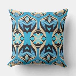 Ein elegantes klassisches, vielfarbiges Stoffdesig Kissen