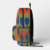 Ein elegantes, mehrfarbiges Design bedrucktes Ruck Bedruckter Rucksack (Rechts)