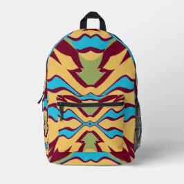 Ein elegantes, mehrfarbiges Design bedrucktes Ruck Bedruckter Rucksack