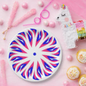 Ein elegantes mehrfarbiges klassisches Designpapie Pappteller (Party)