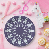 Ein elegantes mehrfarbiges klassisches Designpapie Pappteller (Party)