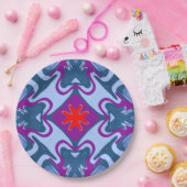 Ein elegantes mehrfarbiges klassisches Designpapie Pappteller (Party)