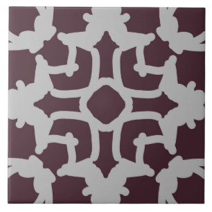 Ein elegantes, modernes braunes Design Fliese