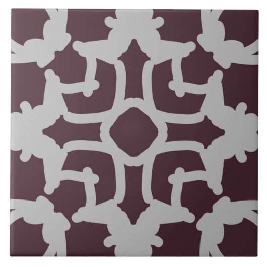 Ein elegantes, modernes braunes Design Fliese (Vorderseite)