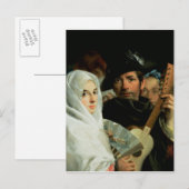 Ein elegantes Paar aus Madrid, c.1770 Postkarte (Vorne/Hinten)