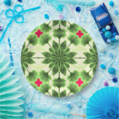 Ein elegantes, rotes Design Pappteller (Party)