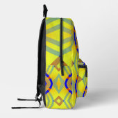 Ein elegantes, vielfarbiges klassisches Design Bedruckter Rucksack (Links)