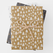 Ein elegantes Weihnachten Geschenkpapier Set (Beispiel)