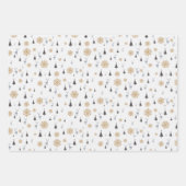 Ein elegantes Weihnachten Geschenkpapier Set (Vorderseite 3)