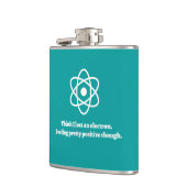 Ein Elektron verloren Flachmann (Links)