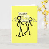 Ein Elektrowitz verlieren - leeres Notelet/Karte Karte (Gelbe Blume)