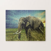 Ein Elephant-Jigsaw-Puzzle Puzzle (Horizontal)