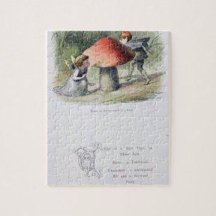 Ein Elf auf der Suche nach einer Fee, Illustration Puzzle