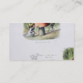 Ein Elf auf der Suche nach einer Fee, Illustration Visitenkarte (Rückseite)