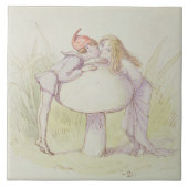 Ein Elf und eine Fee Fliese (Vorderseite)