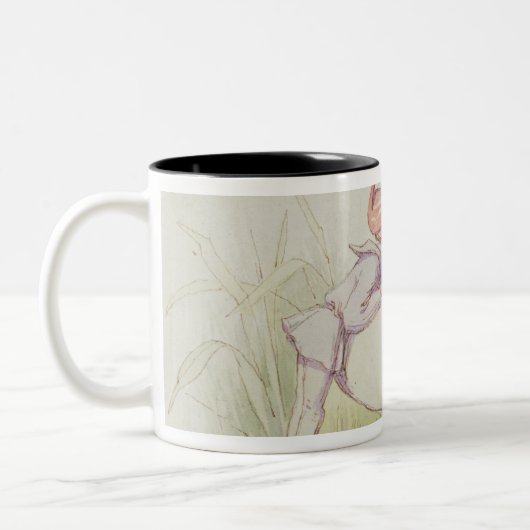Ein Elf und eine Fee Zweifarbige Tasse (Links)