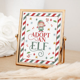 Ein Elf Weihnachts-Party adoptiert Poster