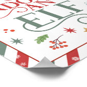 Ein Elf Weihnachts-Party adoptiert Poster (Ecke)