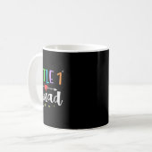 Ein Elfmeterstand Niedlich zurück zur Schule Kaffeetasse (Vorderseite Links)