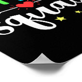 Ein Elfmeterstand Niedlich zurück zur Schule Poster (Ecke)