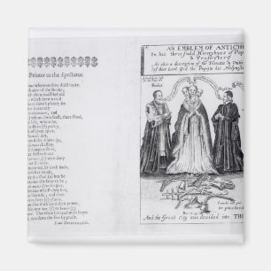 Ein Emblem des Antichrist Magnet