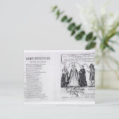 Ein Emblem des Antichrist Postkarte (Stehend Vorderseite)