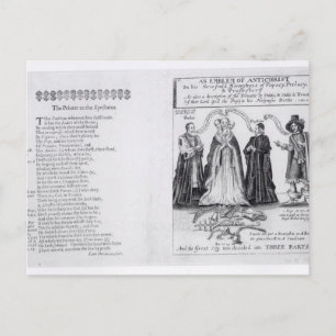Ein Emblem des Antichrist Postkarte