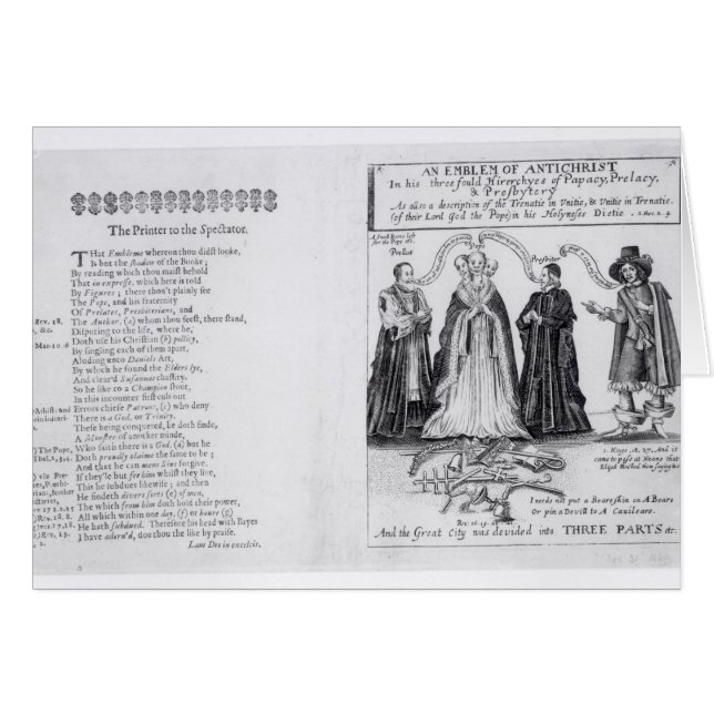 Ein Emblem des Antichristen (Vorderseite (Horizontal))