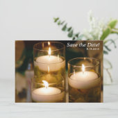 Ein Empfang der Einladung von Kerzen (Stehend Vorderseite)