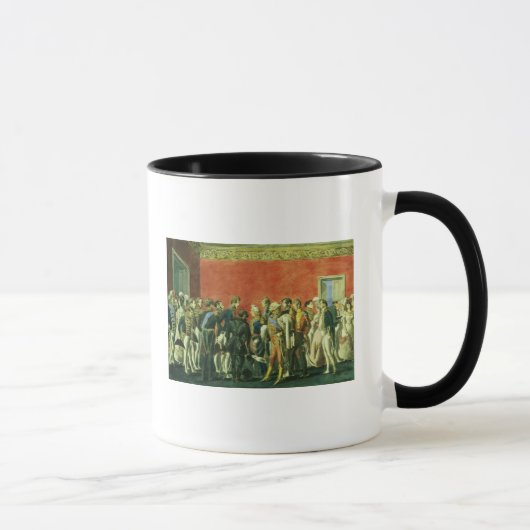 Ein Empfang in der Botschaft von Teheran, 1830s Tasse (Rechts)