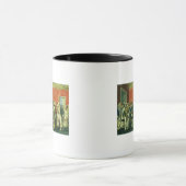 Ein Empfang in der Botschaft von Teheran, 1830s Tasse (Zentrum)
