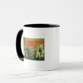Ein Empfang in der Botschaft von Teheran, 1830s Tasse (Vorderseite Links)