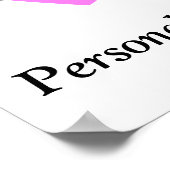 Ein EMS-Herz für Pflege Poster (Ecke)