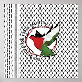 Ein Ende des Beruf Das freie Palästina - Palästina Poster