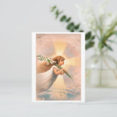 Ein Engel am Himmel, der die Seele hält, liegt auf Postkarte (Stehend Vorderseite)