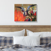 Ein Engel aus der "Krönung der Jungfrau" Leinwanddruck (Insitu (Schlafzimmer))