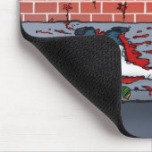 Ein Engel bekommt seine Flüge nicht Weihnachten Mousepad (Ecke)