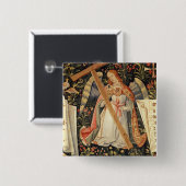 Ein Engel, der das Kreuz trägt Button (Vorne & Hinten)