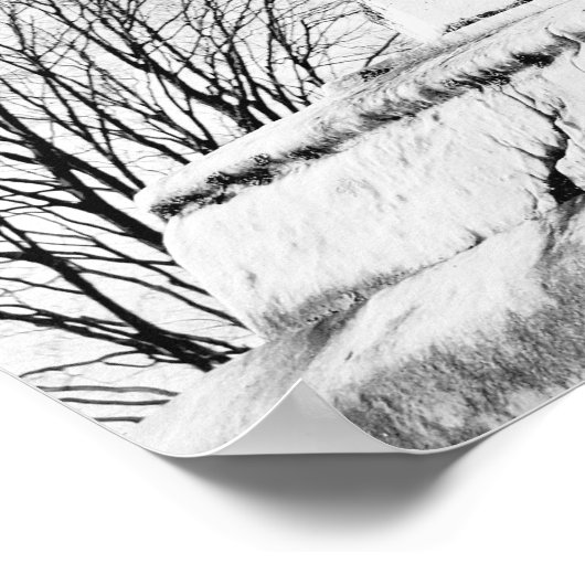 "Ein Engel, der dich Zuhause trägt" Poster (Ecke)