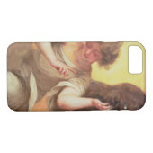 Ein Engel, der eine Glasflasche hält Case-Mate iPhone Hülle (Rückseite (Horizontal))