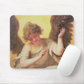 Ein Engel, der eine Glasflasche hält Mousepad (Mit Mouse)